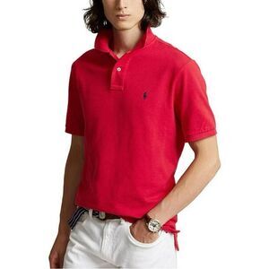 Polo by Ralph Lauren Men's Red Polo Shirt! Slim Solid $110
